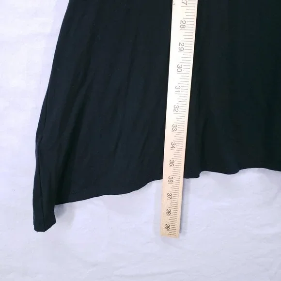 Ann Taylor Women Black Assymetrical Sleeveless A line Petite Dress XXSP - Picture 6 of 13